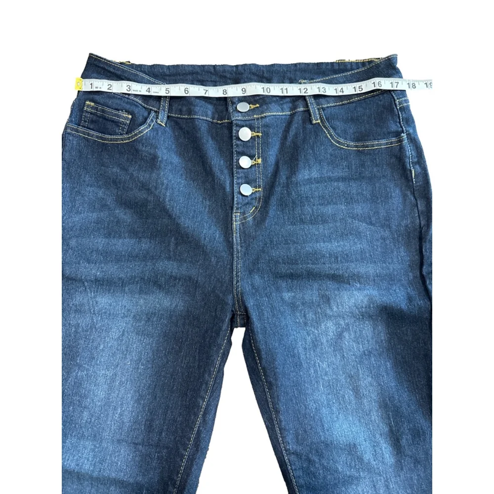 Women's Unbranded Jeans Blue XXL - Picture 4 of 6